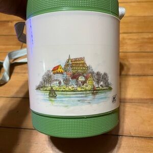 Vintage Aladdin Ranger-3 Insulated Food thermos with stainless steel insert